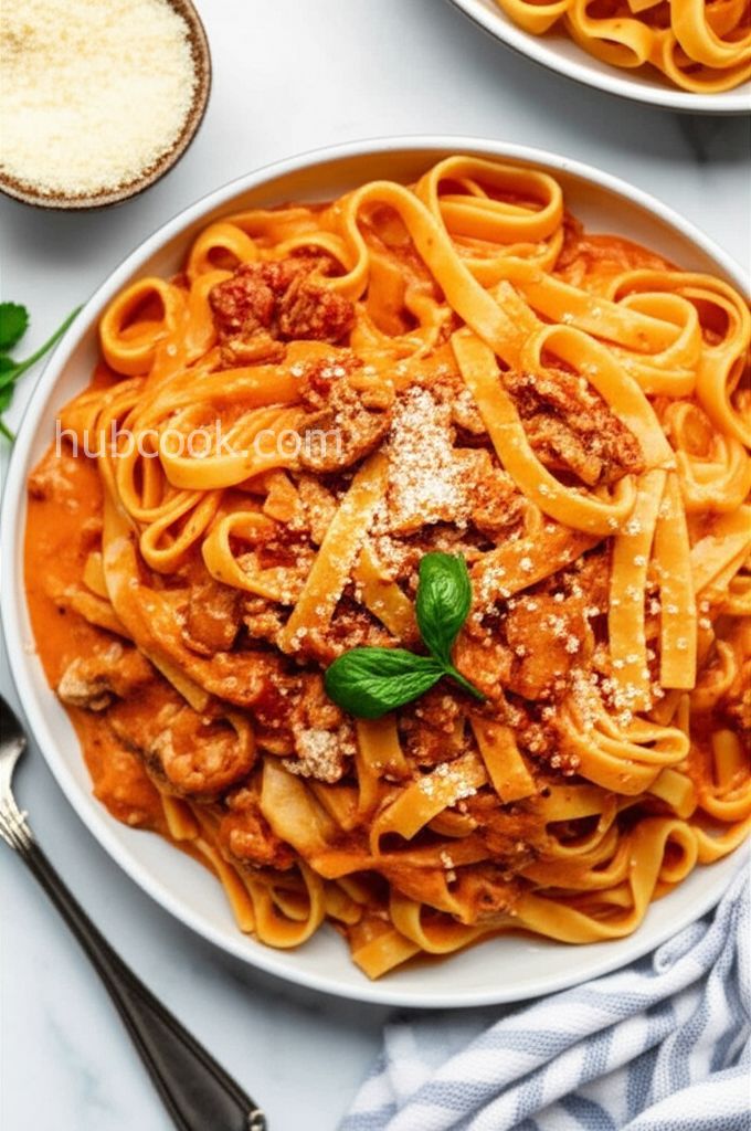 Creamy Sun-Dried Tomato Fettuccine