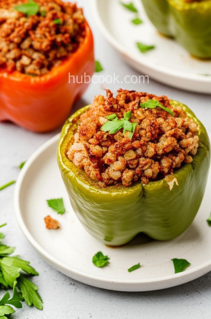 Ellen's Vegan Stuffed Peppers