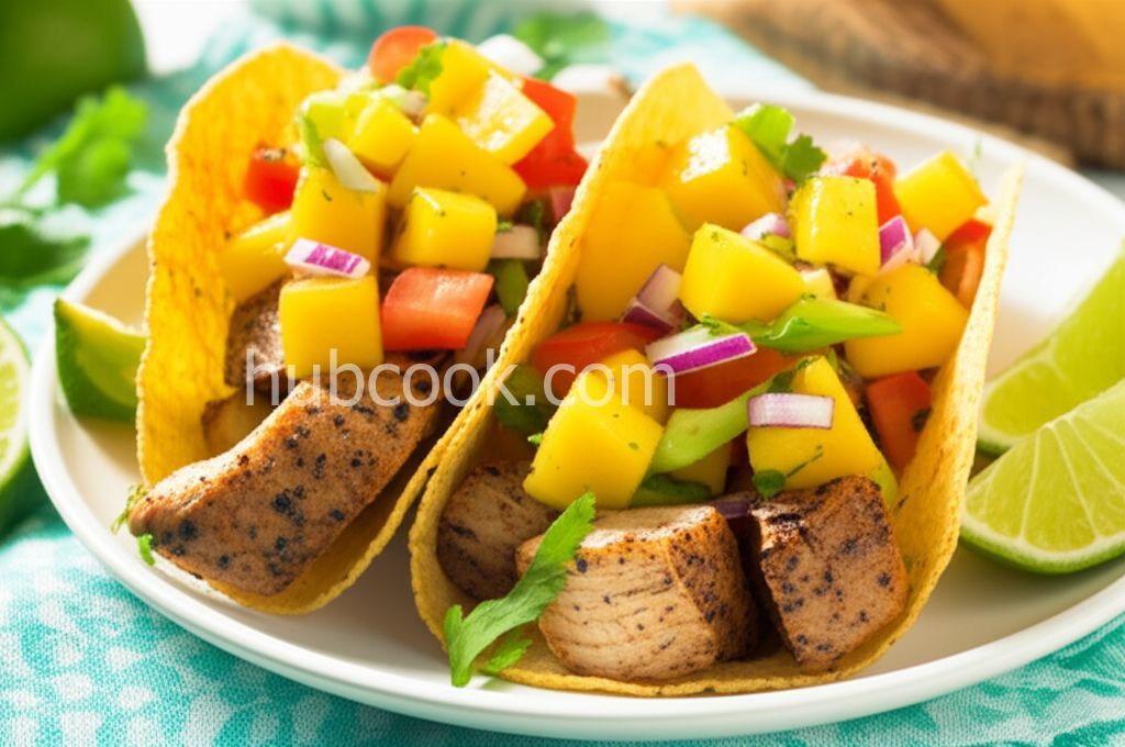 Fish Tacos with Mango Salsa