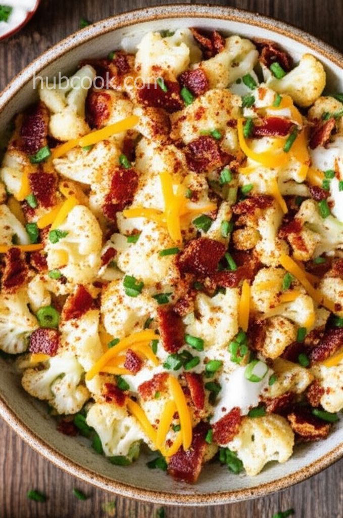 Fully Loaded Cauliflower Salad