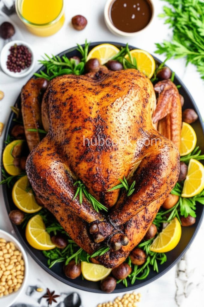 Greek Traditional Turkey with Chestnut and Pine Nut Stuffing