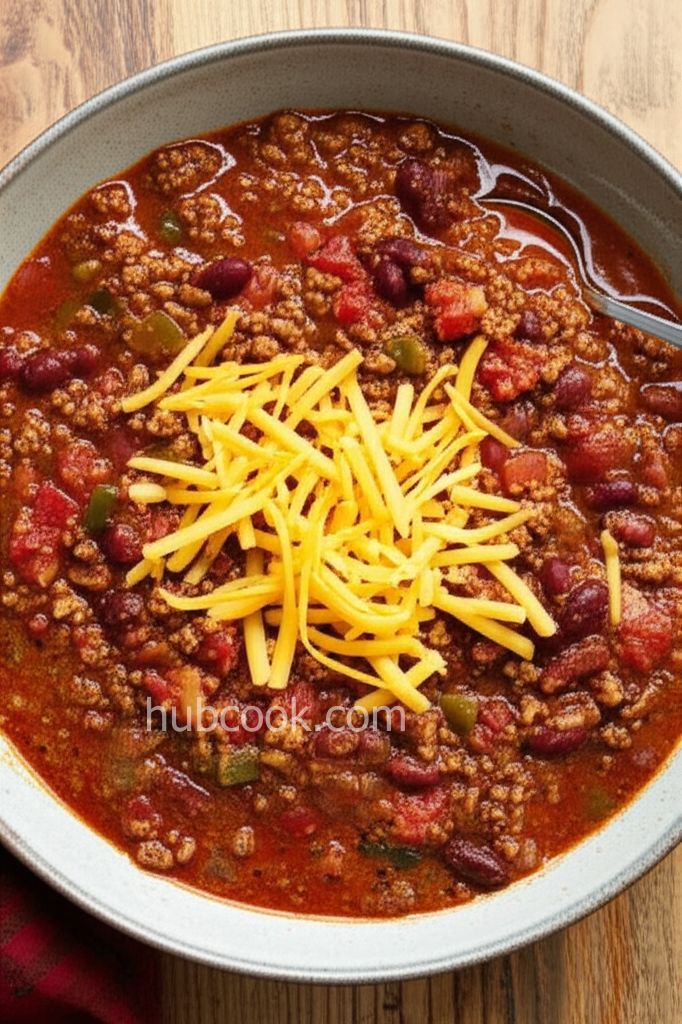 Hearty Ground Beef Chili