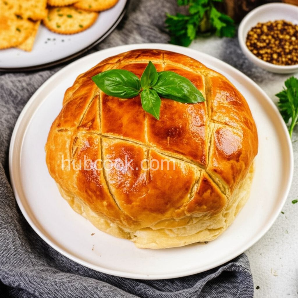 Herbed Brie in Puff Pastry