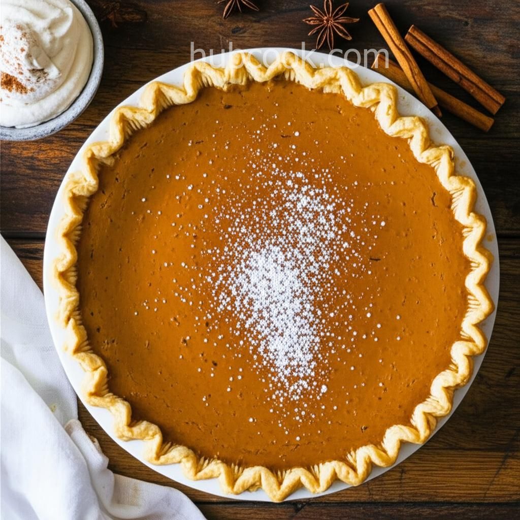 Homemade Fresh Pumpkin Pie