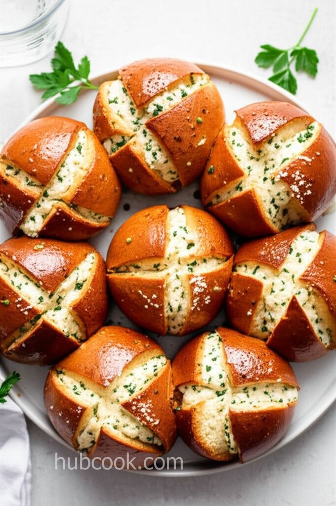 Korean-Style Cream Cheese Garlic Bread