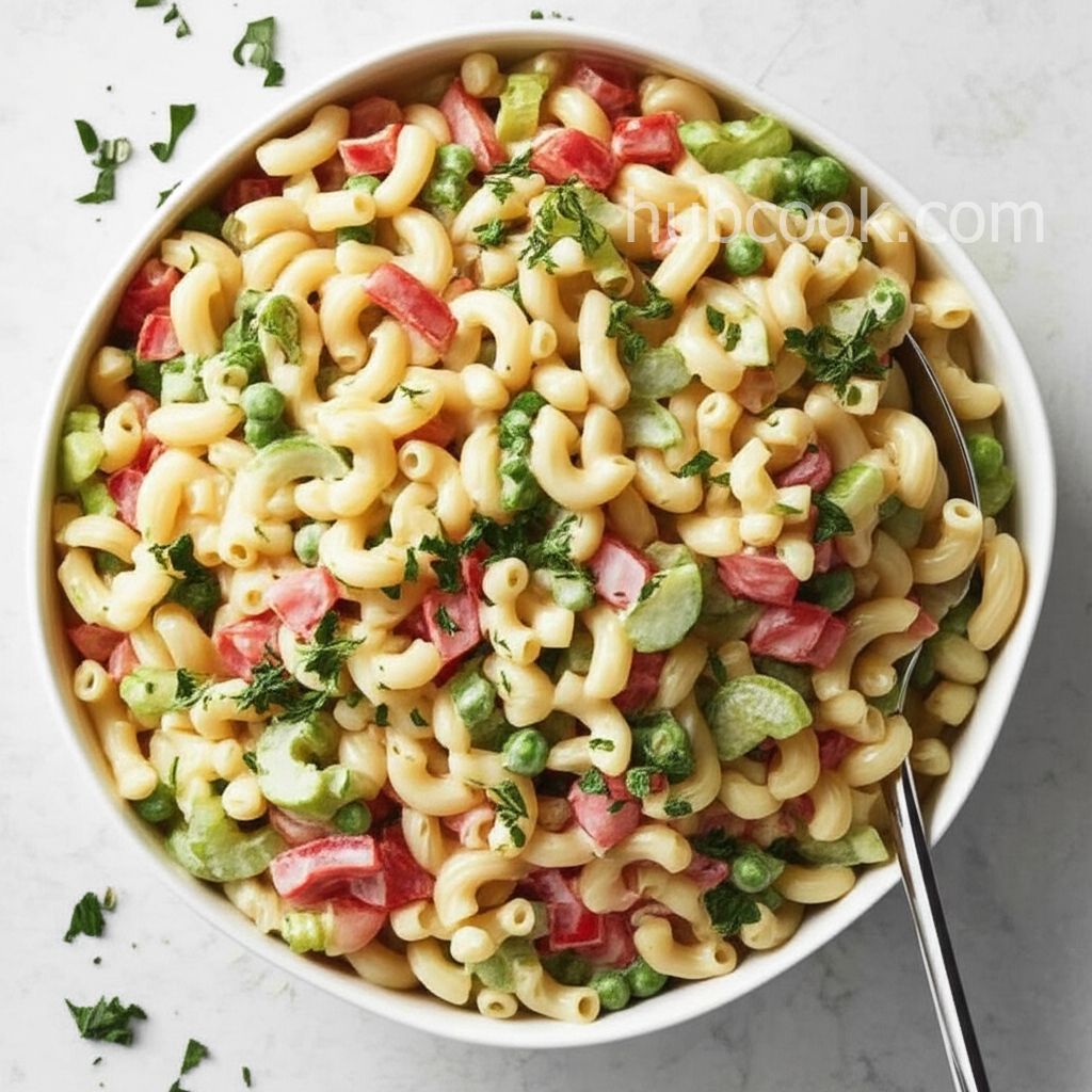 Macaroni Salad with Peas