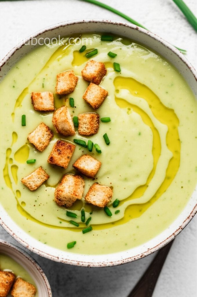 Potato, Leek, and Pea Soup