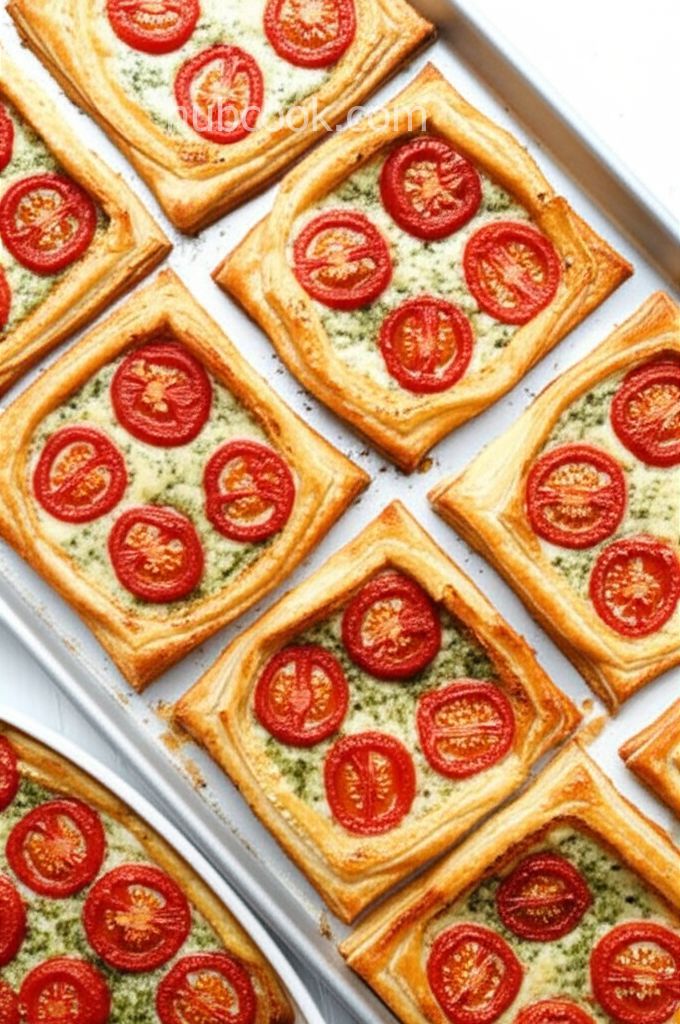 Puff Pastry Tomato Tarts