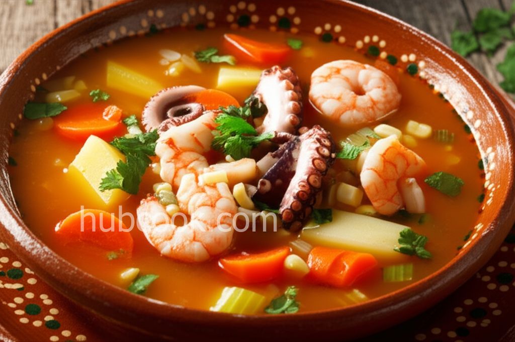 Shrimp and Octopus Soup (Caldo de Camaron y Pulpo)