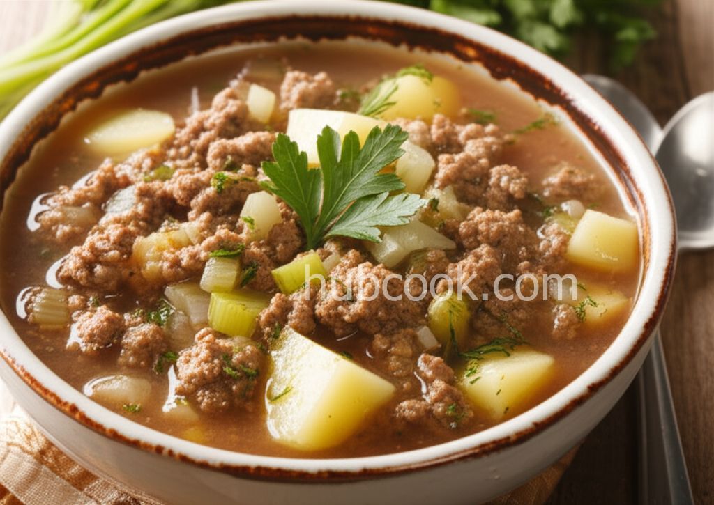 Simple Meat and Potato Soup