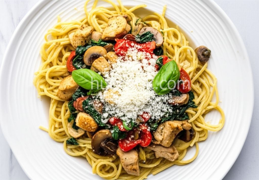 Spence's Pesto Chicken Pasta