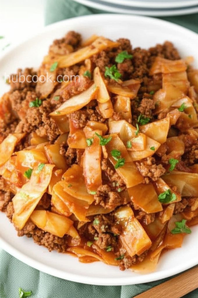 Sweet and Sour Beef and Cabbage