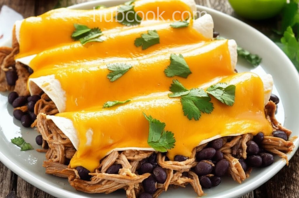 Sweet Pork Enchiladas