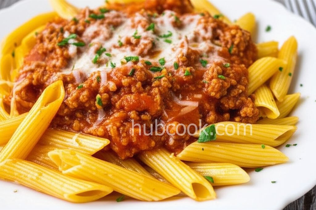 Turkey Bolognese with Penne