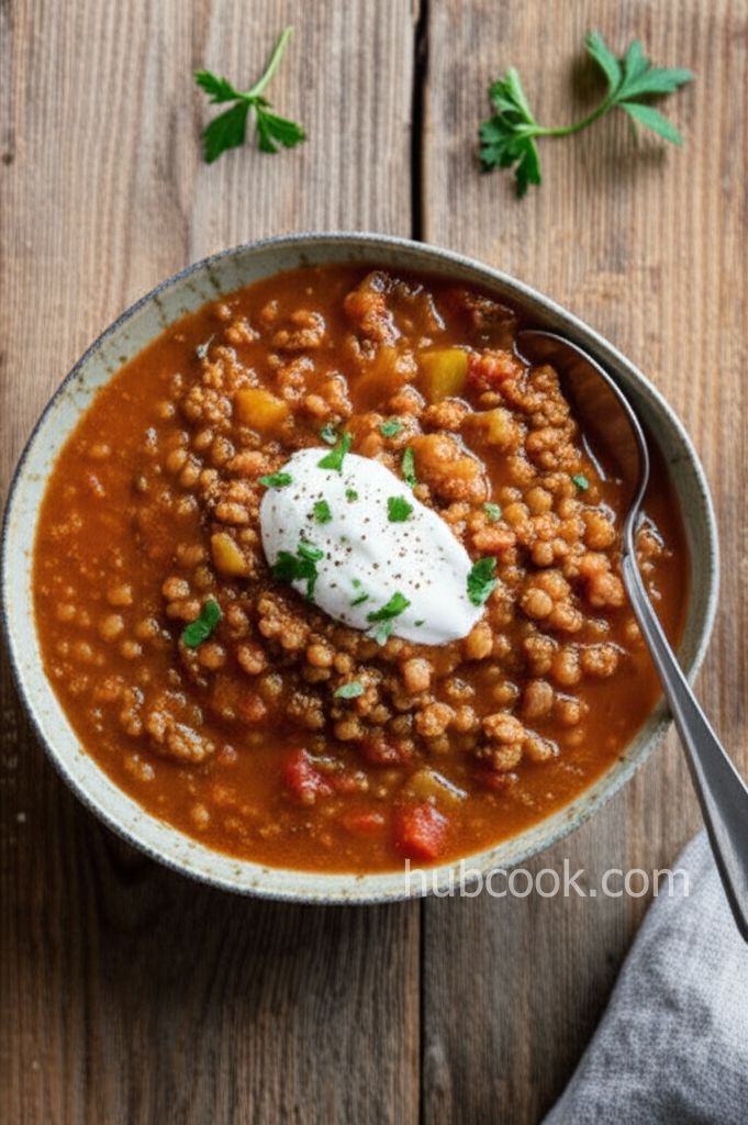 Turkey-Lentil Chili