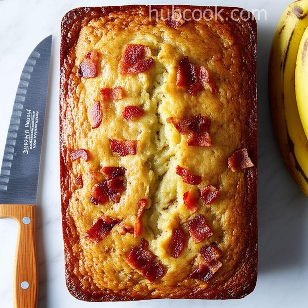Whiskey and Bacon Banana Bread