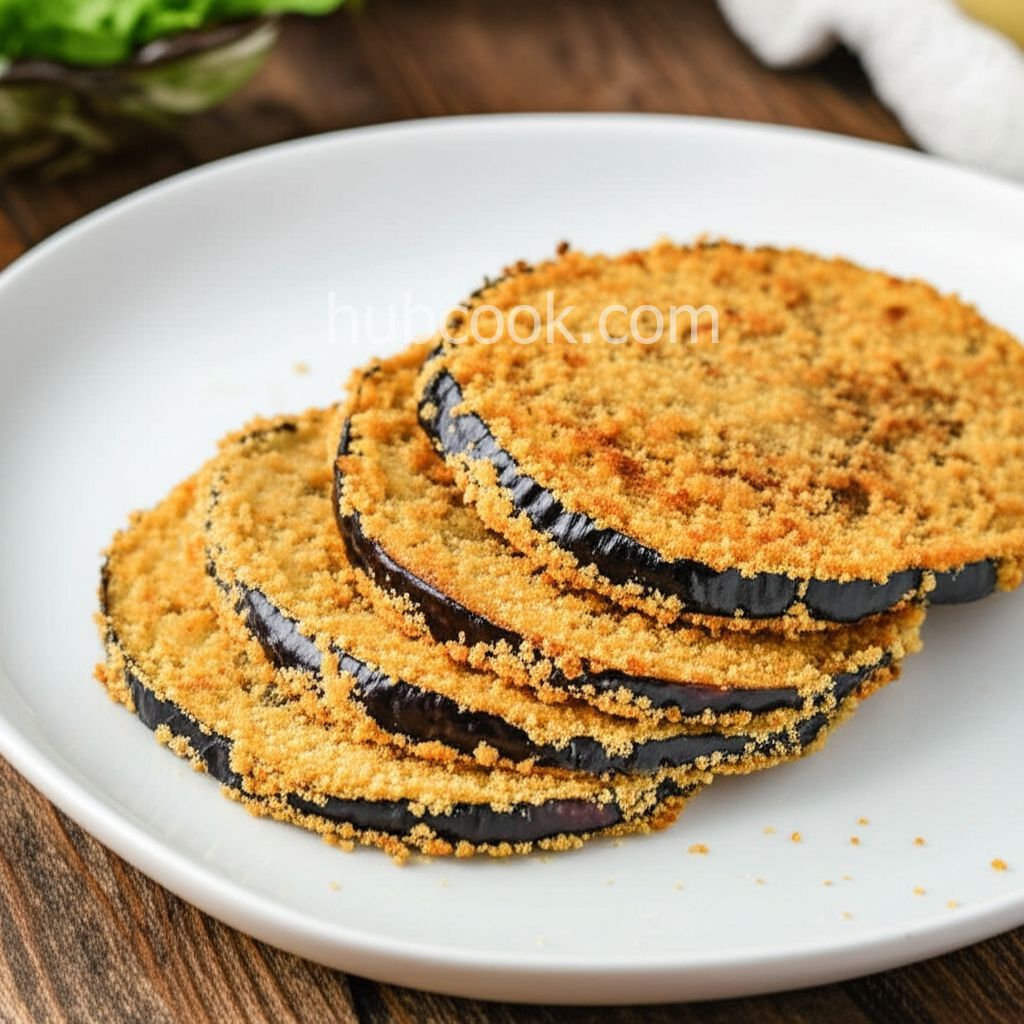 Baked "Fried" Breaded Eggplant