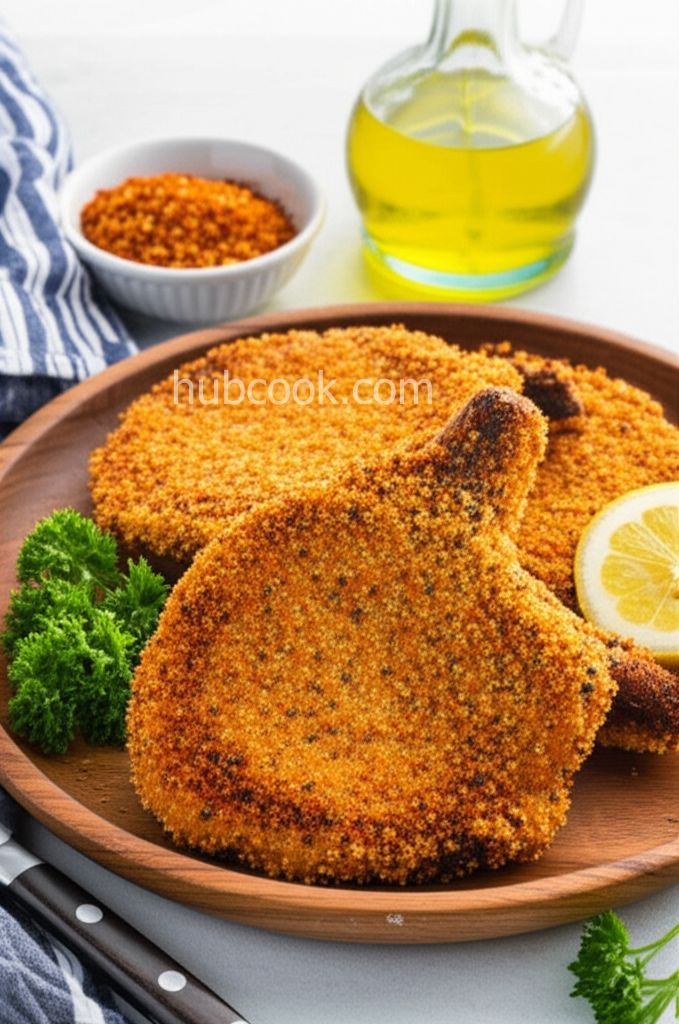 Breaded Air Fryer Pork Chops