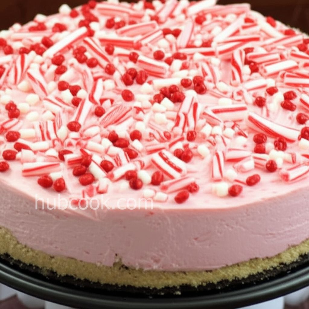 Candy Cane Cheesecake