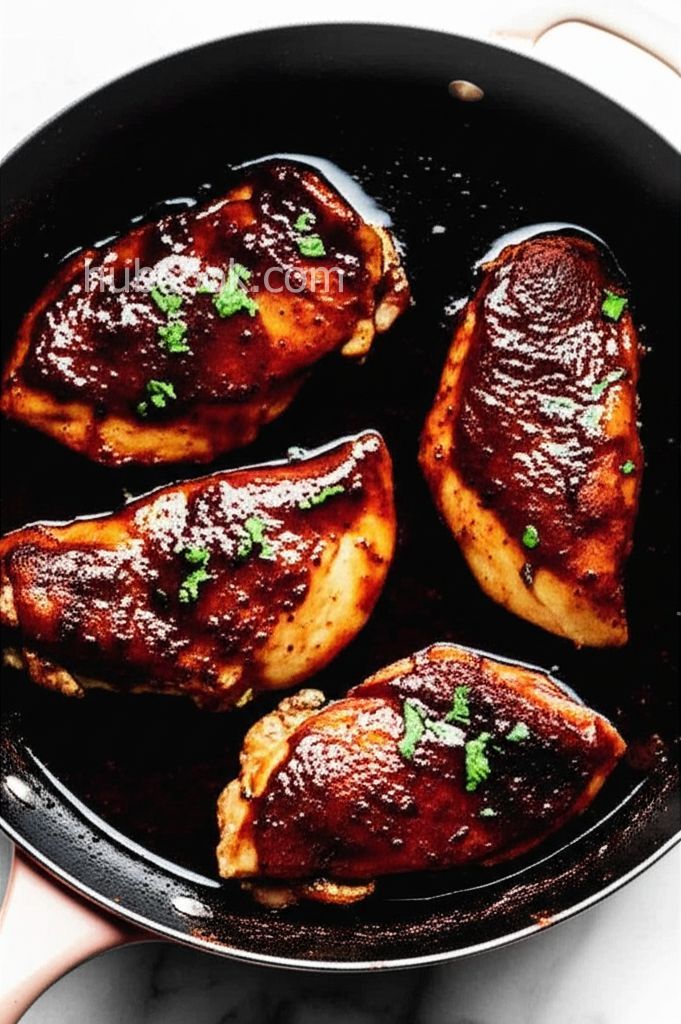 Chicken and Red Wine Sauce
