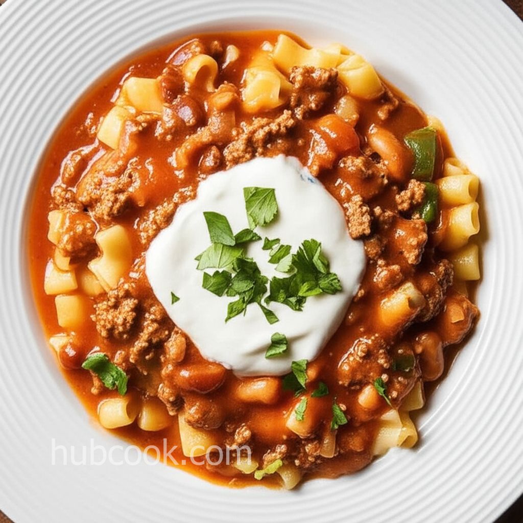 Gramma's Old Fashioned Chili Mac