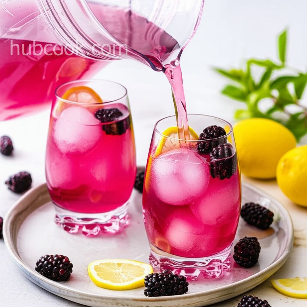 Homemade Blackberry Lemonade
