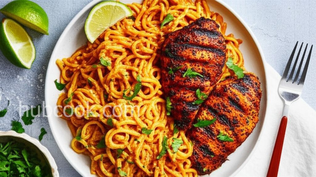 Jerk Chicken and Pasta