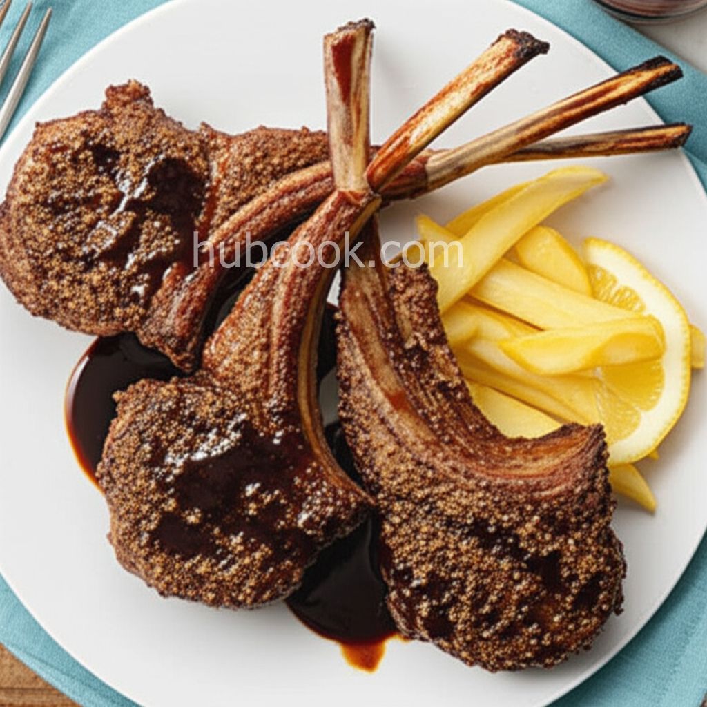 Lamb Chops with Balsamic Reduction