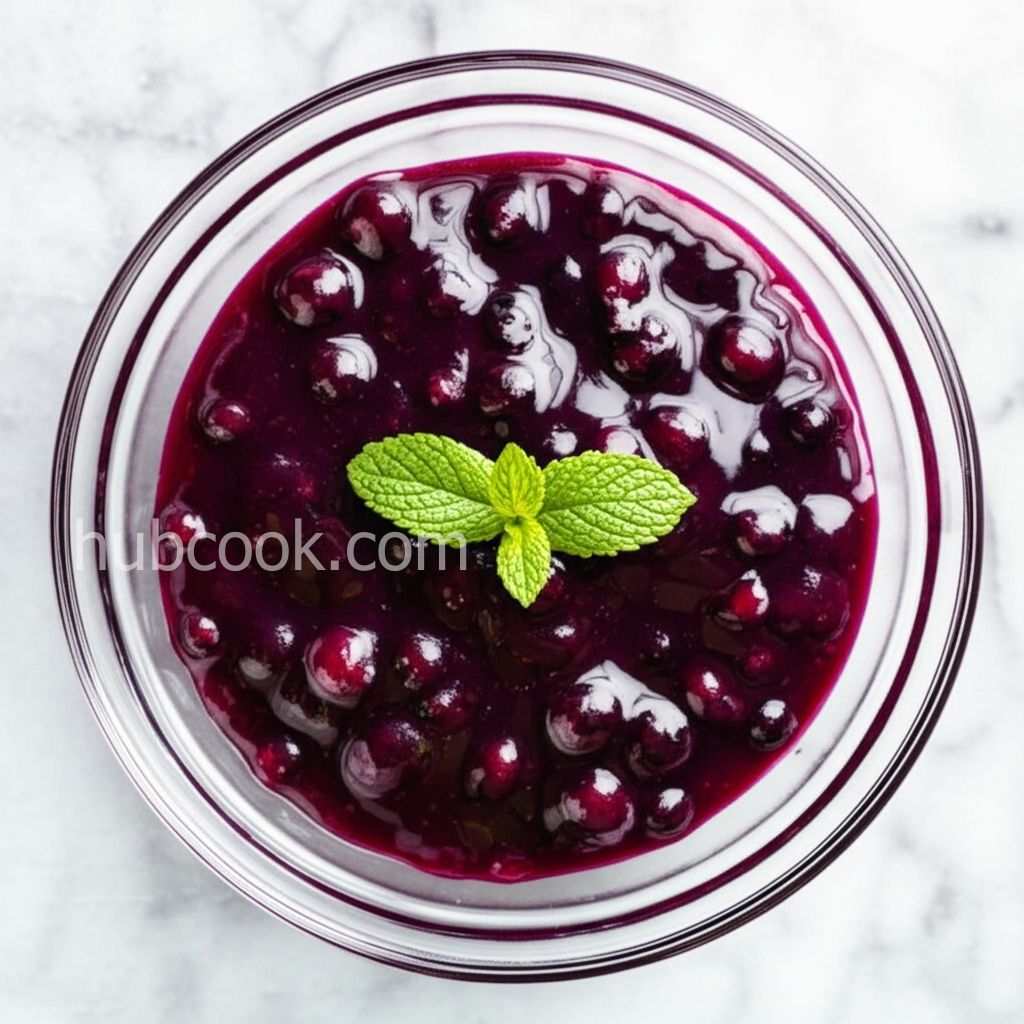 Nana's Blueberry Ice Cream Sauce
