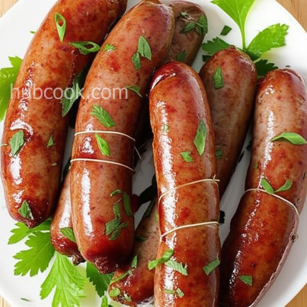 Philippine Longanisa de Eugenio (Sweet Sausage)
