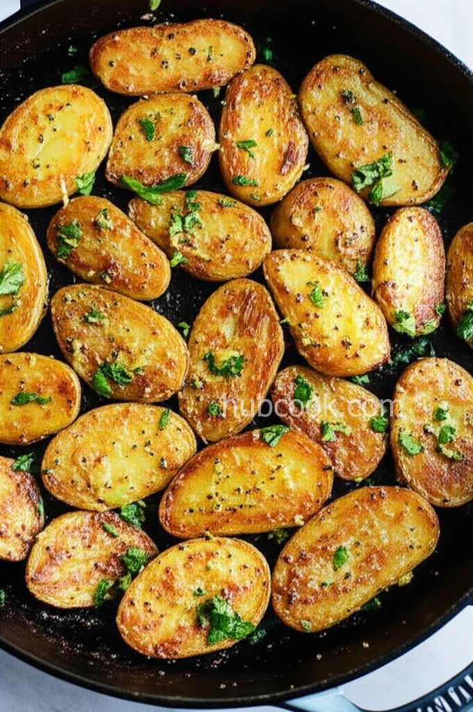 Roasted Garlic-Parmesan Fingerling Potatoes