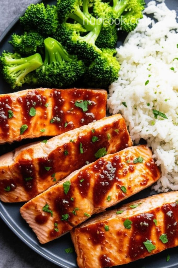 Salmon with Brown Sugar Glaze