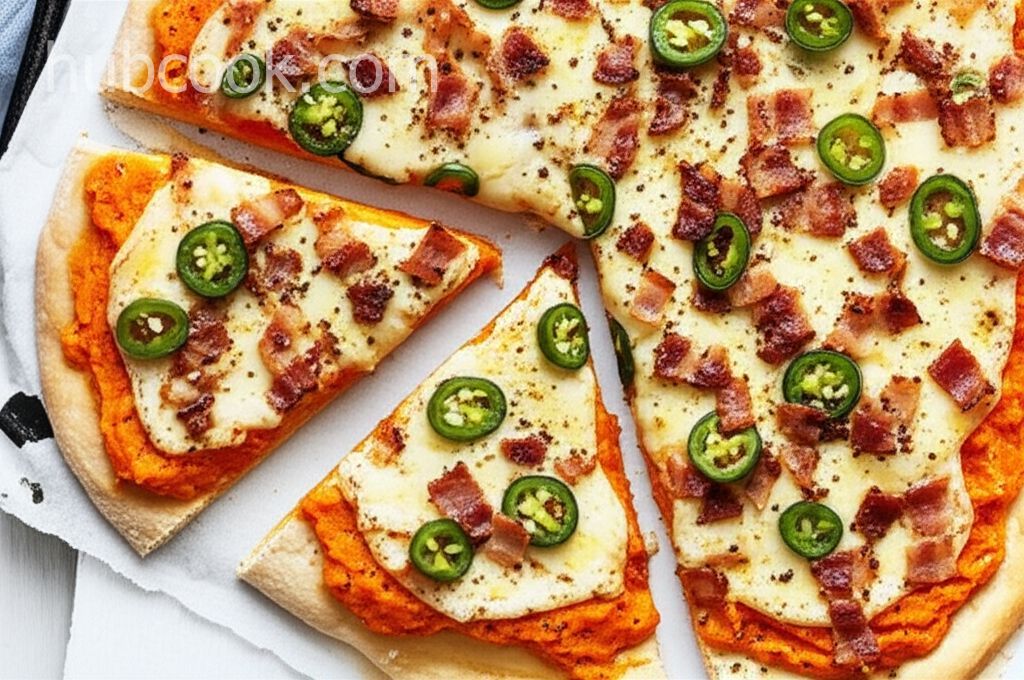 Sweet Potato and Bacon Pizza