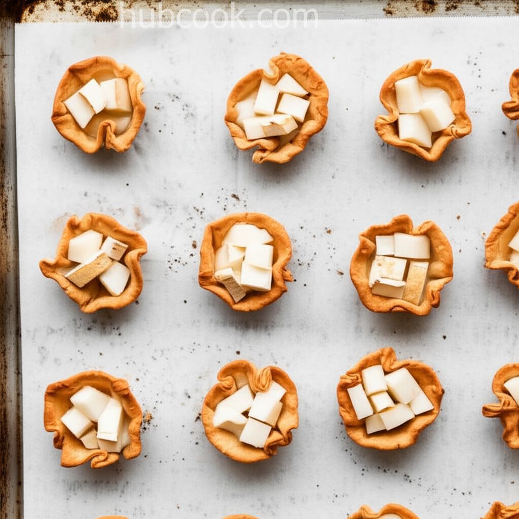 Warm Brie and Pear Tartlets
