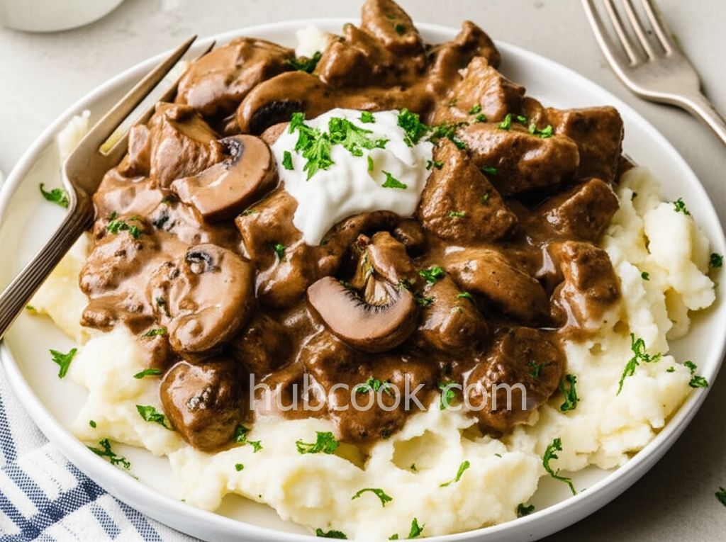 Beef Stroganoff