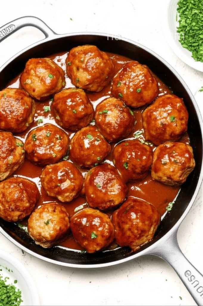 Chicken Marsala Meatballs