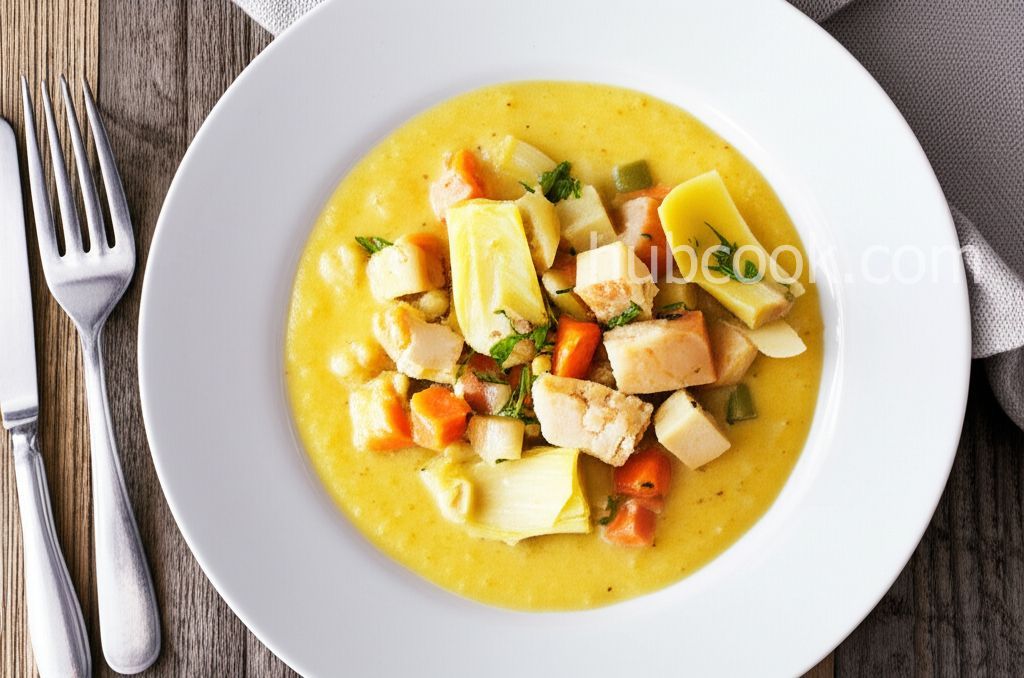 Cream of Chicken and Artichoke Soup
