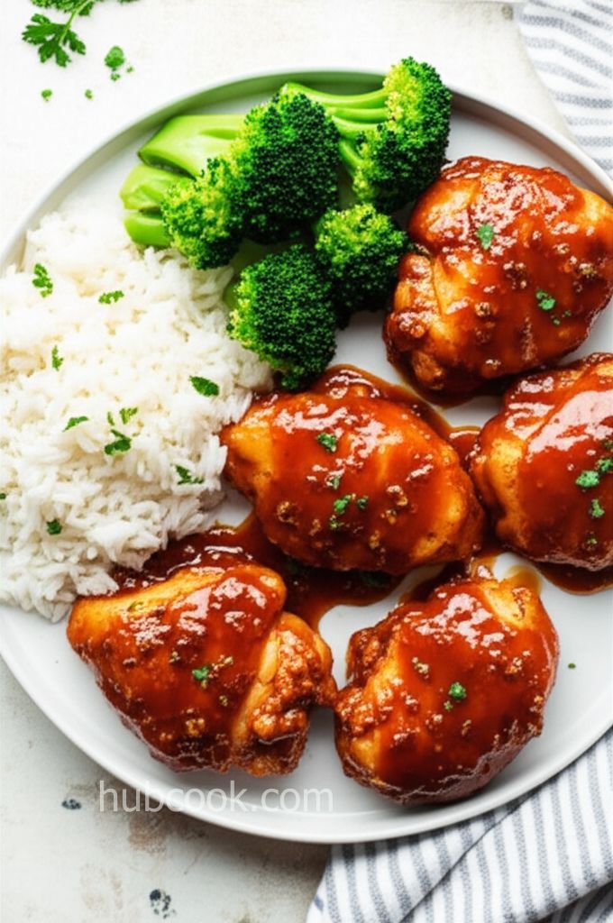 Honey-Garlic Slow Cooker Chicken Thighs