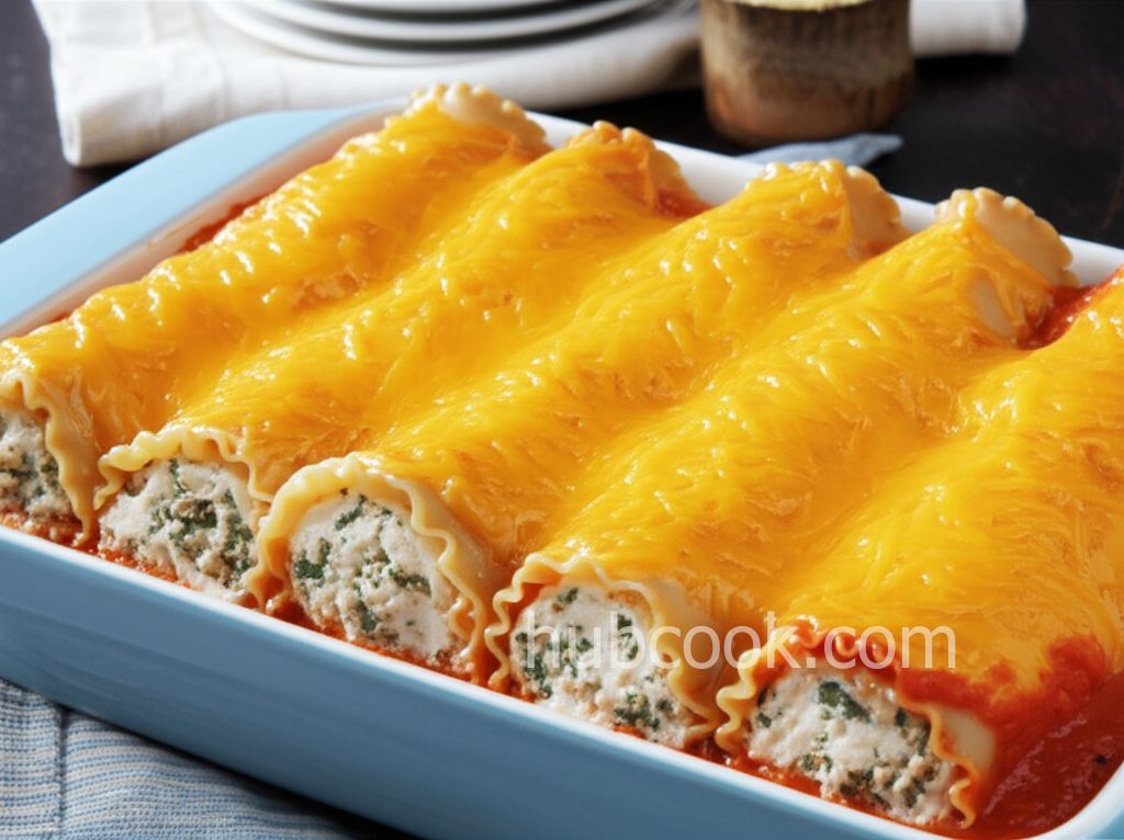 Lighter Simple Lasagna Roll Ups