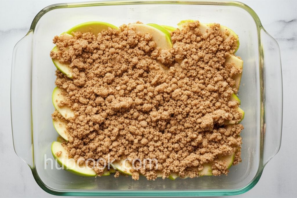 Microwave Apple Crisp