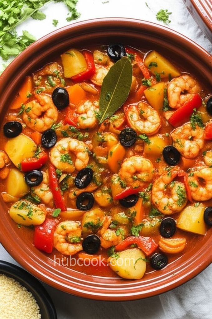 One-Pot Moroccan Shrimp Tagine