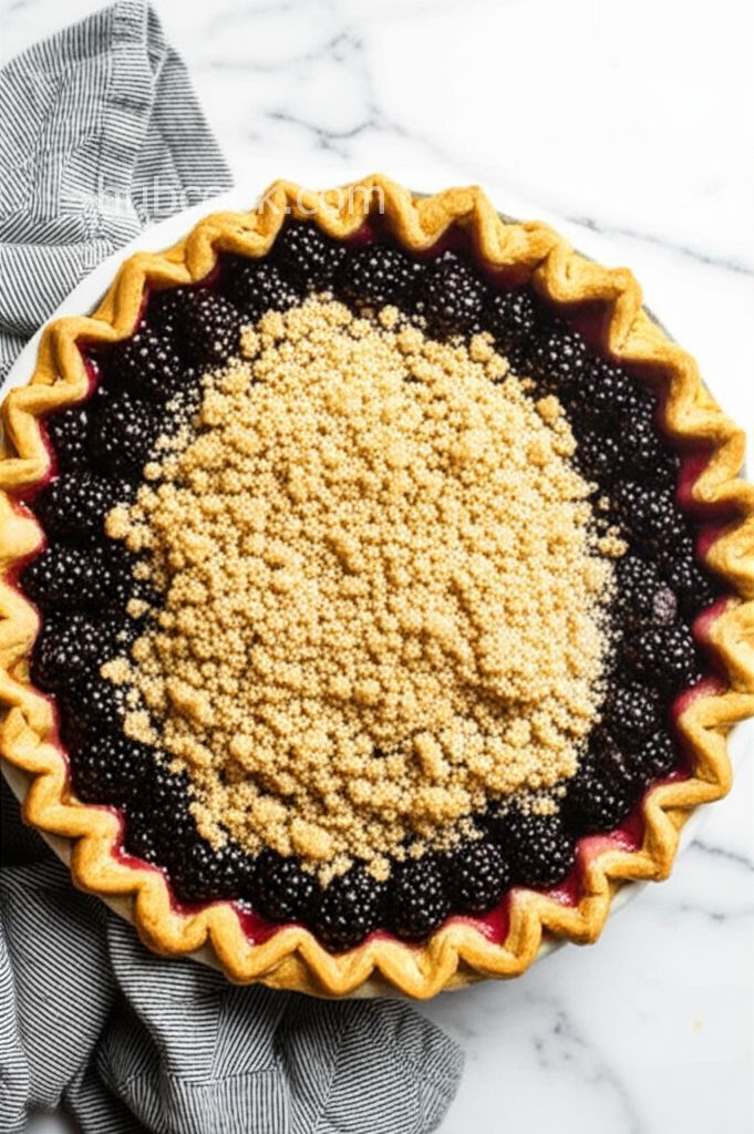 Poppin' Jalapeno Blackberry Pie