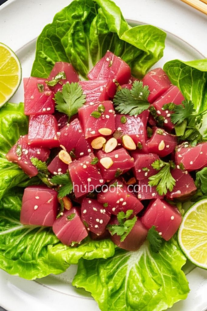 Spicy Ahi Poke Salad