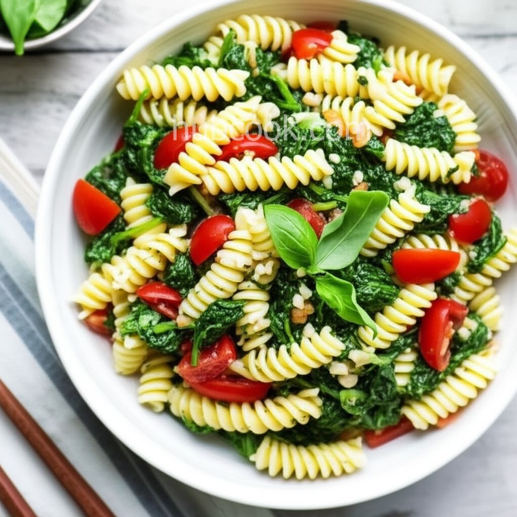 Spinach and Tomato Rotini