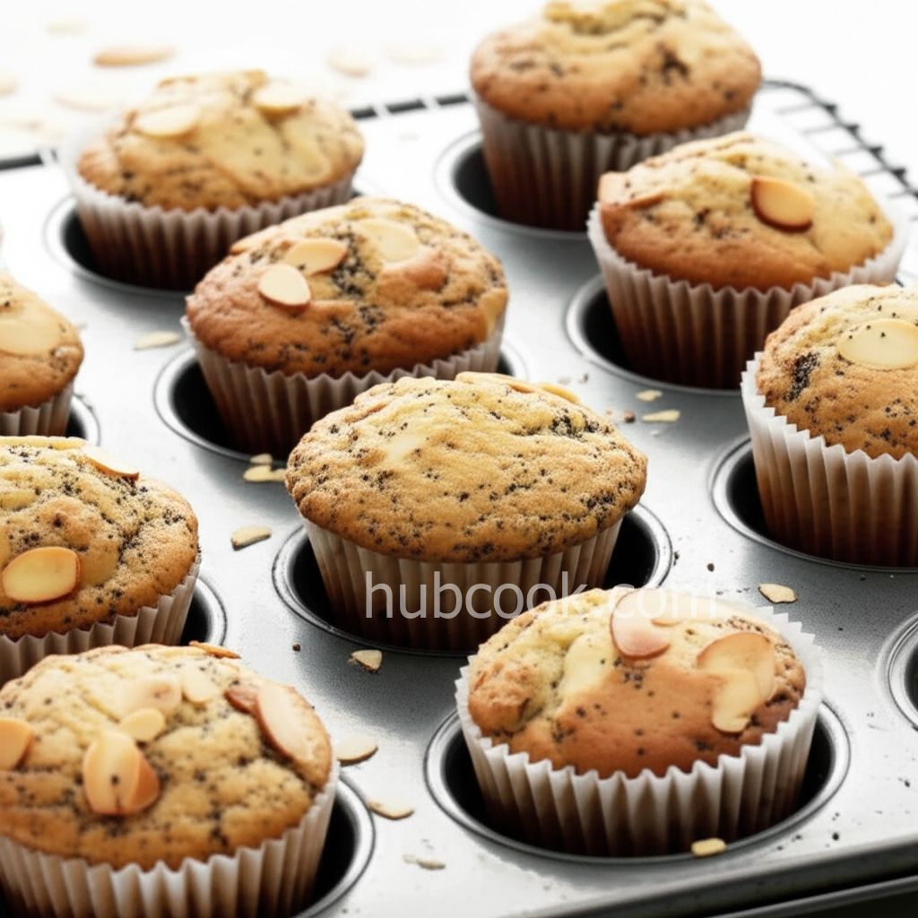Almond-Poppy Seed Muffins