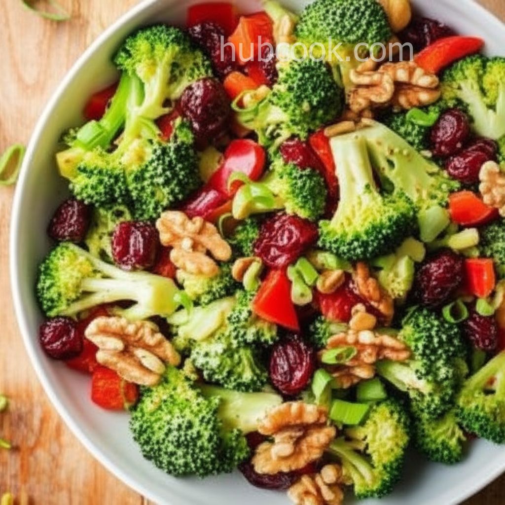 Curried Broccoli Cranberry Salad