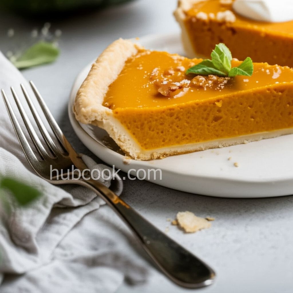Kabocha Squash Pie (Japanese Pumpkin Pie)
