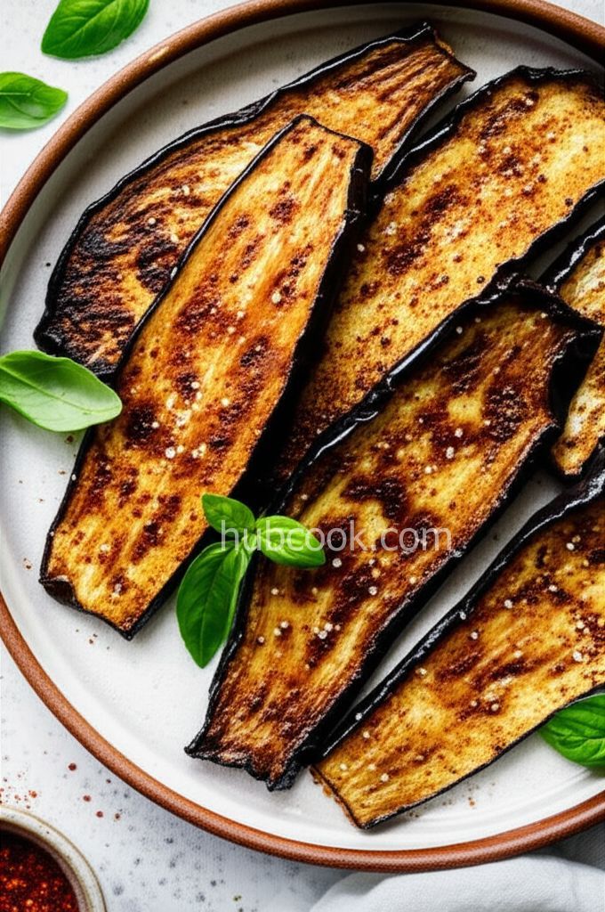 Sheet Pan Vegan Roasted Eggplant with Garlic