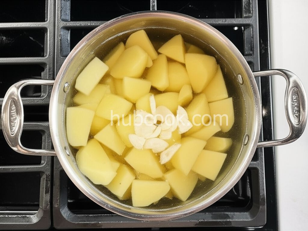 Simple Vegan Garlicky Potatoes