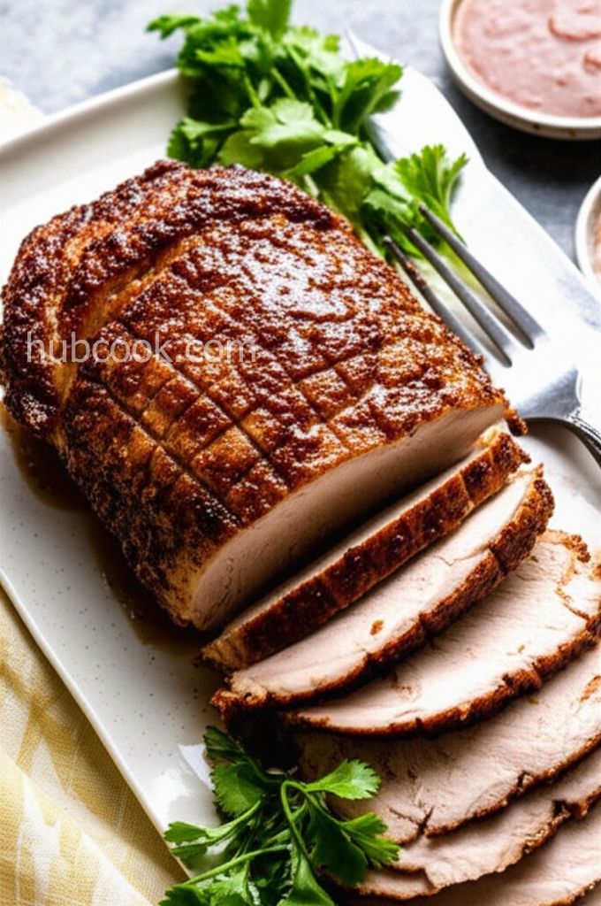 Spicy Honey Mustard Pork Roast